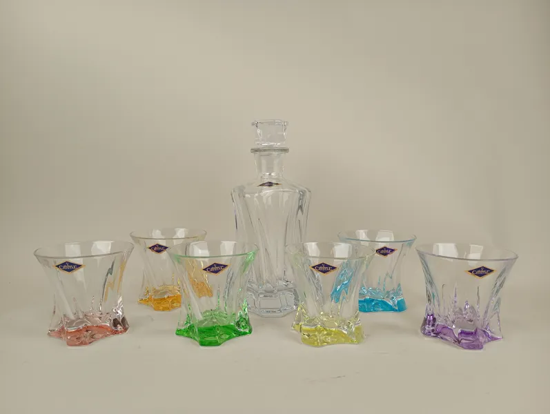 Whiskeyglas & karaff, Aurum Crystal