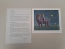 Litografi, "Månskensritt" Ivar Södergren, signerad & numrerad