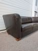3-sits soffa, Skinn