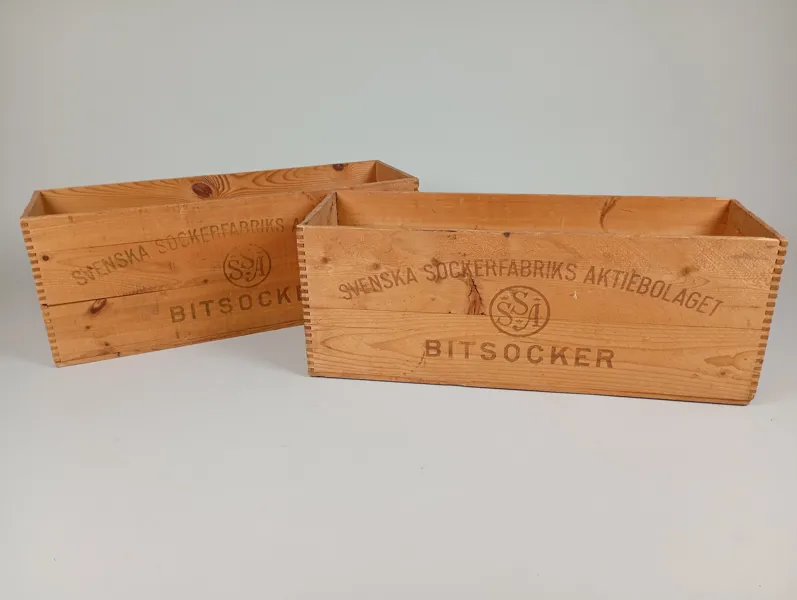 Sockerlådor 2 st