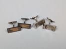 Manschettknappar, Silver 2 par