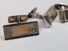 Manschettknappar, Silver 2 par