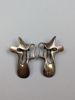 Silverörhänge med clips,"Splash" Henning Koppel Georg Jensen