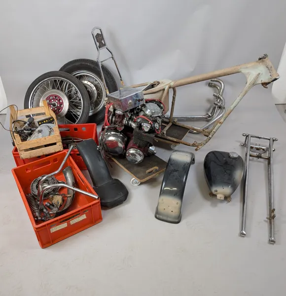 Motorcykel i delar, Honda CB500 1972