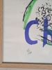 Litografisk affisch/tryck efter, "L'artiste Phénix" Marc Chagall, numrerad
