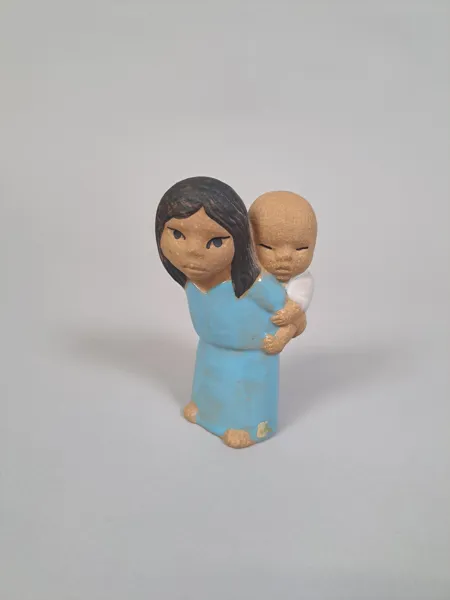 Figurin, "Öst" Alla Världens barn Lisa Larson Gustavsberg