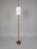 Golvlampa, Luxus teak & plast