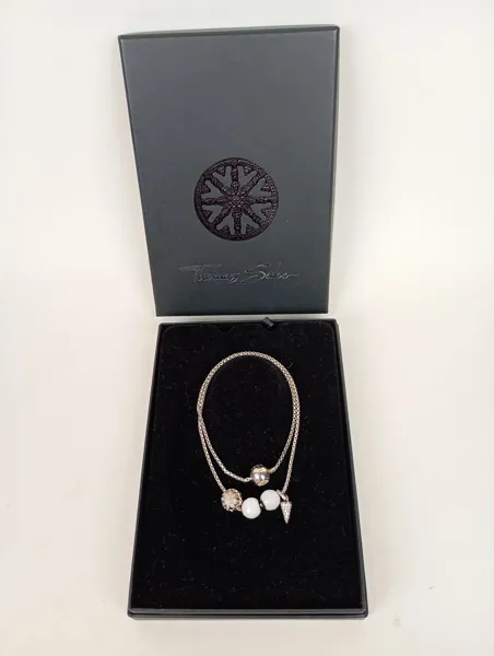 Silverhalsband mer berlocker, Thomas Sabo