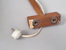 Vägglampor 2 st, Teak 1960-tal