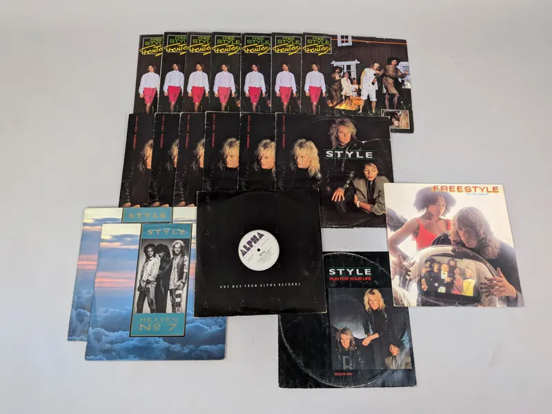 Parti LP-skivor/vinyl, bl.a. Freestyle
