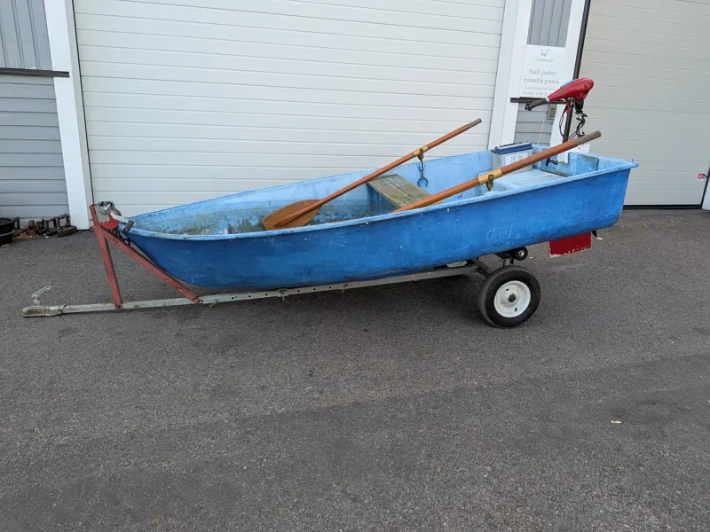 Båt på Trailer med elmotor