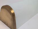 Vägglampett, Swedish Modern, mässing & frostat glas
