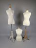 Skyltdockor 3 st med stativ, textil