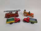 Leksaker, litograferad plåt bl.a. Lehman Gnom toy Tyskland 1930-tal