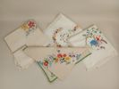 Broderade dukar 4 st