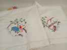 Broderade dukar 4 st
