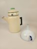 Emaljerat, 3 delar bl.a. "Kaffe-Petter"