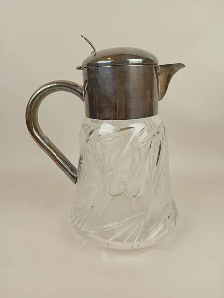 Kylkanna, nysilver/glas