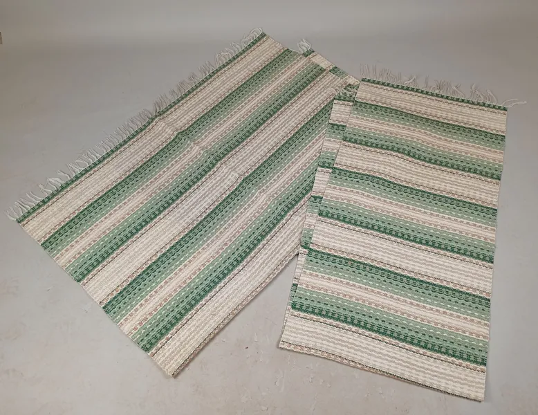 Trasmattor 2 st, textil & plast