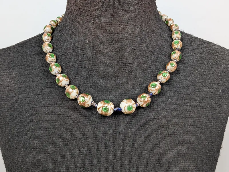 Halsband/Collier, Venetianskt, glas