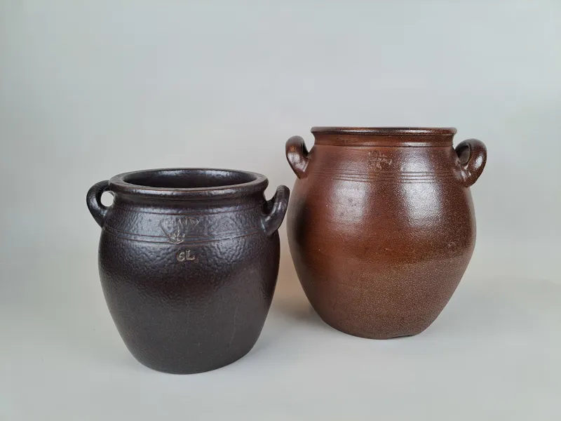 Krus, 2 st Höganäs 6 & 10 L