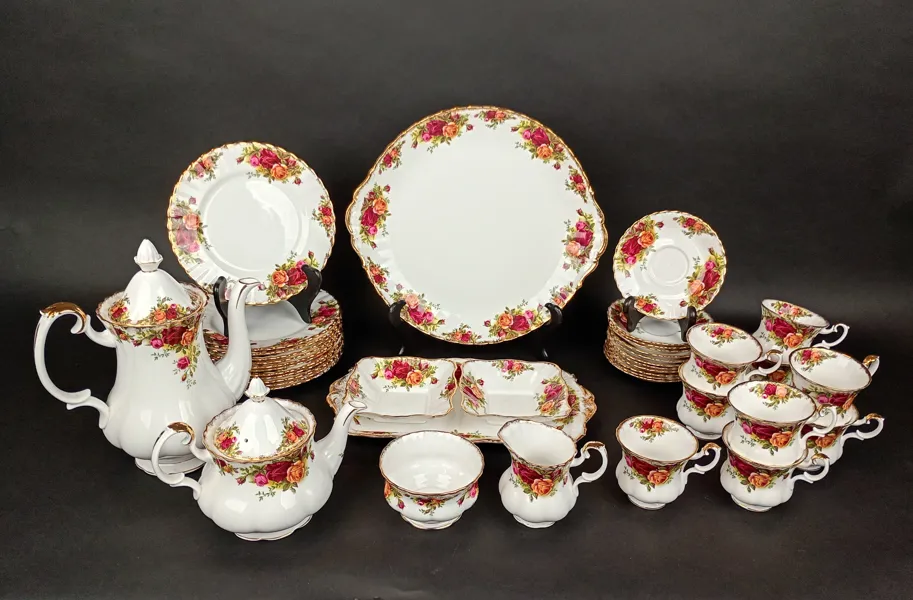 Kaffeservis, "Old Country Roses" Royal Albert England