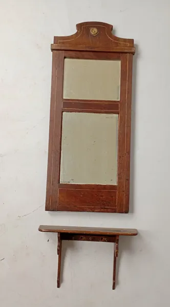 Spegel med konsolbord, vägghängt