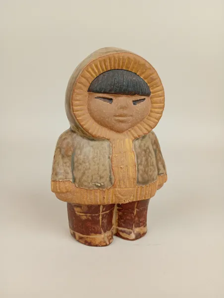 Figurin. "Nord" ur serien Alla världens barn, Lisa Larson Gustavsberg