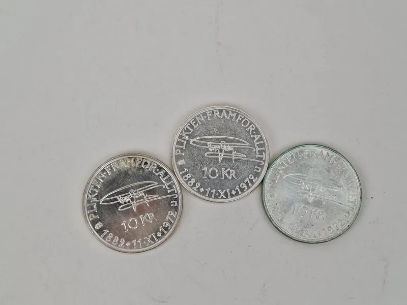 Silvermynt, 10 kr 1972