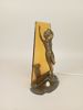 Bordslampa, Art Deco, glas & metall