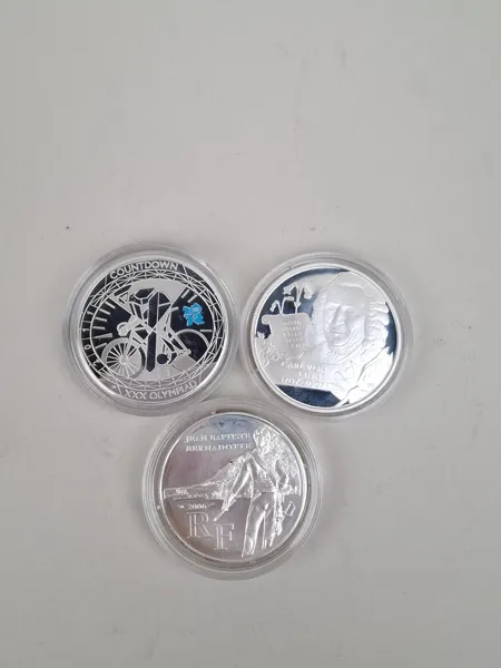 Silvermynt, Jubileum England, Sverige & Frankrike