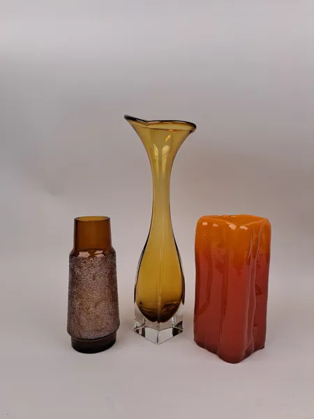 Glasvaser 3 st bl.a. Flygfors