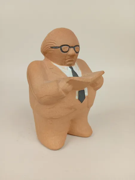 Figurin, "Gunnar Sträng" Lisa Larson Gustavsberg