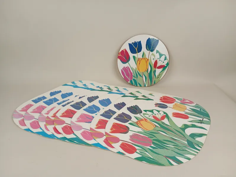 Bordsunderlägg, "Tulpan" Josef Frank Firma Svenskt Tenn
