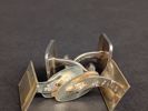 Manchettknappar, Silver 2 par