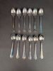 Kaffeskedar, Silver "Sachsisk" 12 st