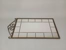 Väggspegel, blyinfattat glas