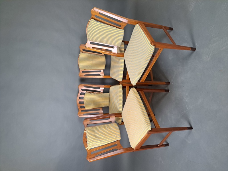 Stolar 4 st, märkta, Svensk möbel industri, teak
