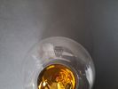 Cognacskupor, 2 st "Guld" Grönstedts Jubileum Skrufs Glasbruk