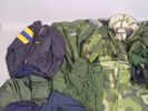 Stort parti kläder, Militärt