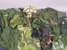 Stort parti kläder, Militärt