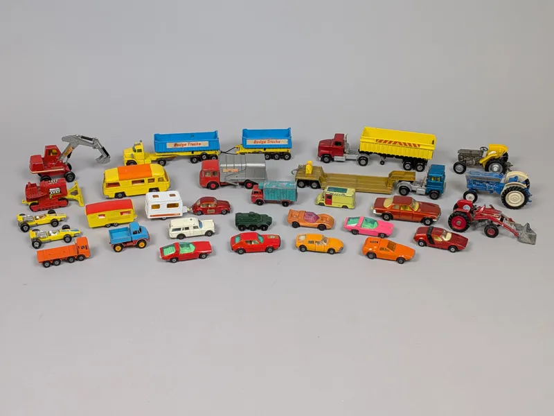 Parti leksaker, England bl.a. Matchbox