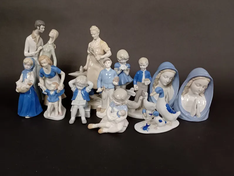 Parti figuriner bl.a. Spanien