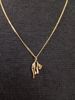 Halsband med hänge, 14 k Guld