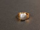 Ring med sten, 18 k Guld