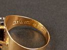 Ring med sten, 18 k Guld