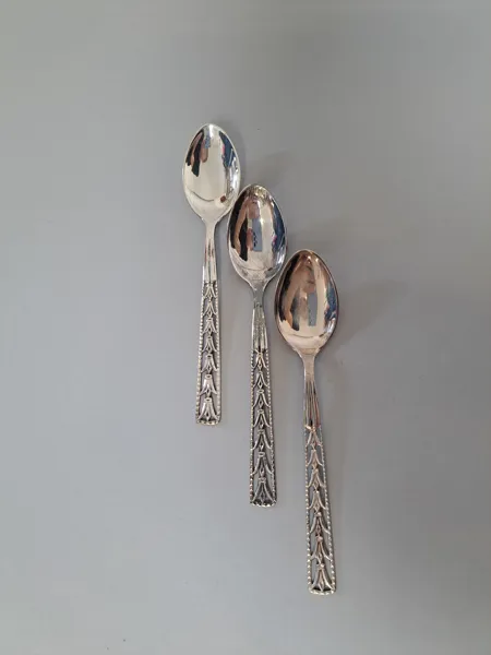 Kaffeskedar Silver, "Victoria" Gense