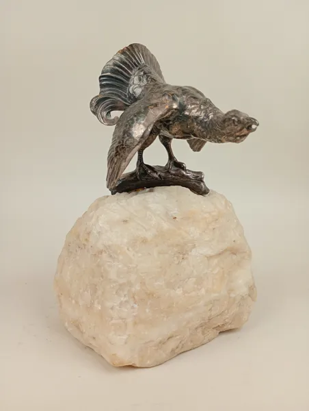 Figurin/skulptur, Tjäder på sten