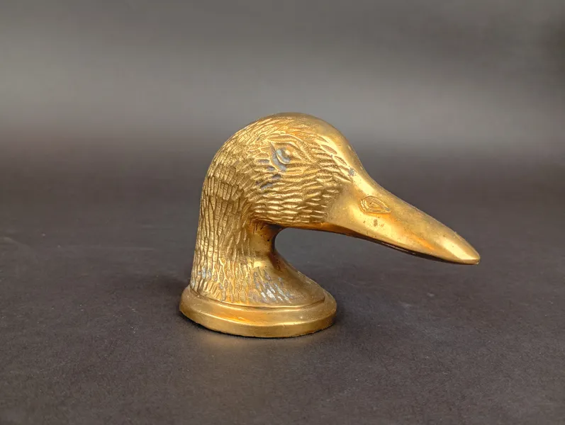 Kapsylöppnare, "Ducky" modell, mässing