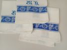 Linnehanddukar 12 st, Monogrammiserade